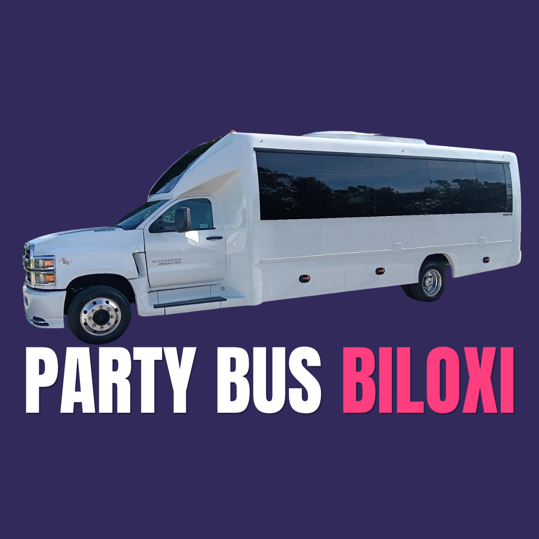 Interior of the Marquee 20 party bus
